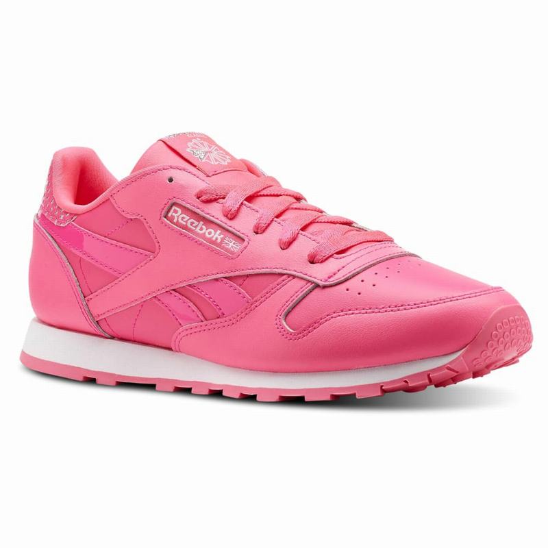 Tenisi Reebok Classic Leather Squad Pack Fete Roz Romania FJ8432ZS
